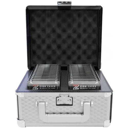 ZION CASE SLAB CASE 2 ROW CUBED SILVER