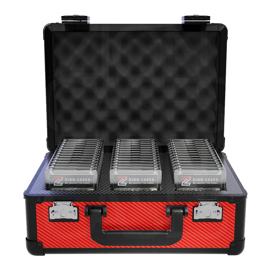 ZION CASES SLAB CASE X CARBON FIBER RED