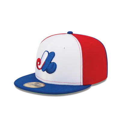 NEW ERA CAP MLB 59 FIFTY 7 1/4 EXPOS BLEU-BLANC-ROUGE