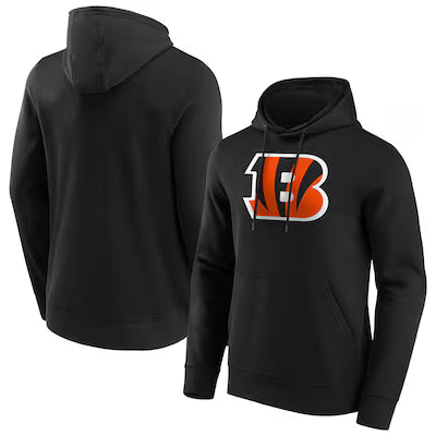 HOODIE NFL BENGALS DE CINCINNATI FANATICS SMALL ADULTE NOIR/ORANGE