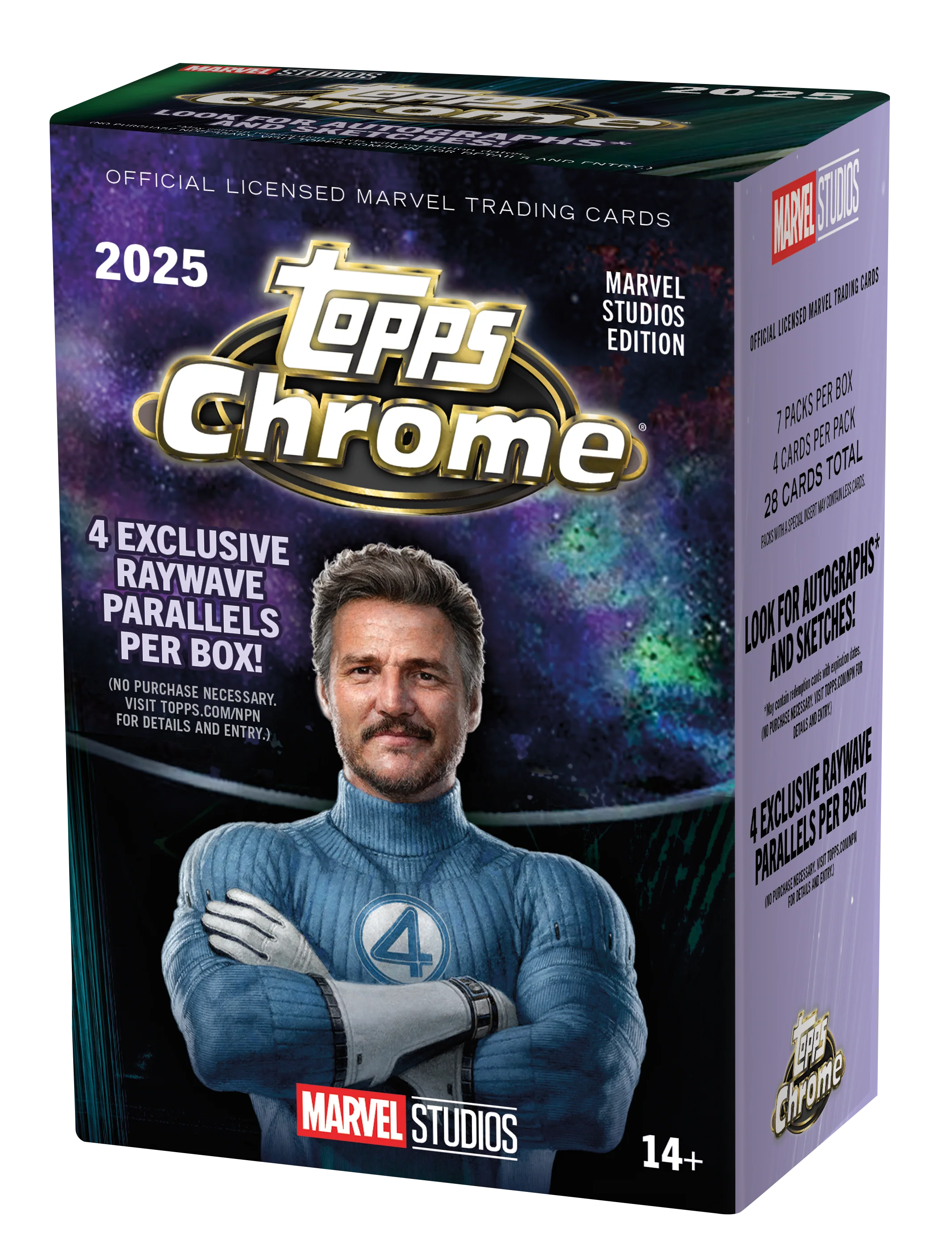 2025 TOPPS MARVEL CINEMA CHROME VALUE BOX