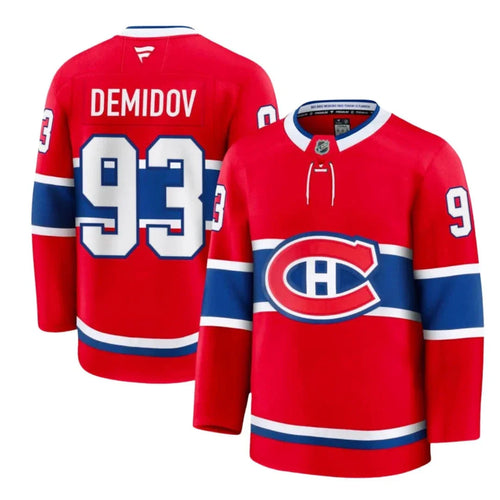 JERSEY NHL IVAN DEMIDOV FANATICS MEDIUM ADULTE ROUGE