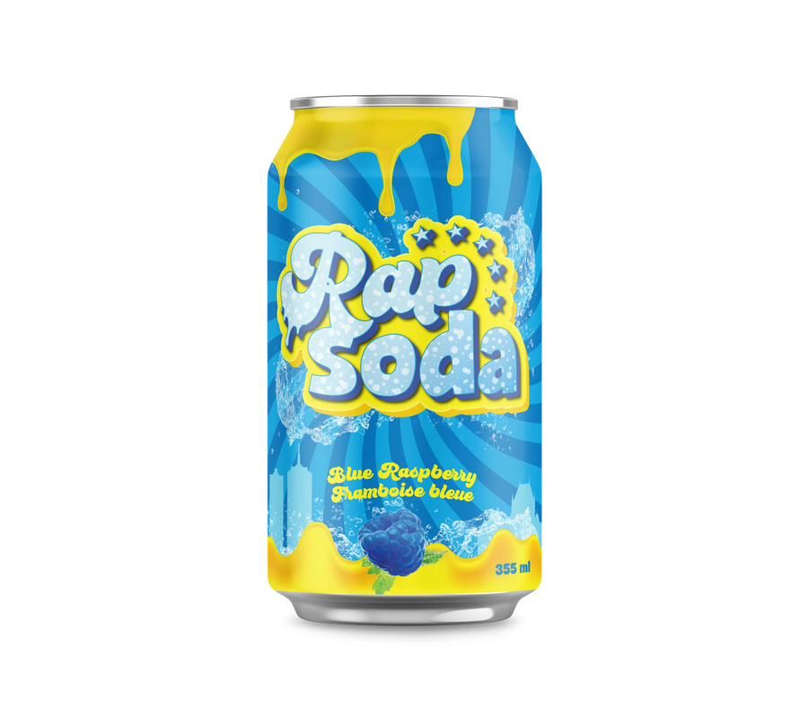 RAP SODA FRAMBOISE BLEUE