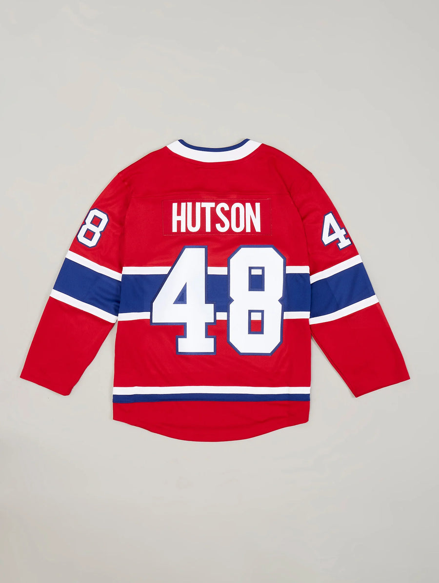 JERSEY NHL LANE HUTSON FANATICS S/M ENFANT ROUGE