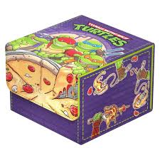 ULTIMATE GUARD SIDEWINDER XENOSKIN DECK CASE MTG TEENAGE MUTANT NINJA TURTLES PIZZA BOX