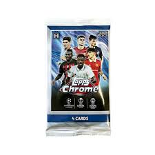 2022-23 TOPPS CHROME UEFA CLUB COMPETITIONS SOCCER HOBBY PACK