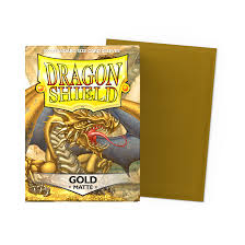 DRAGON SHIELD SLEEVES MATTE GOLD