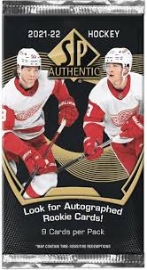 2021-22 UPPER DECK SP AUTHENTIC HOCKEY HOBBY PACK