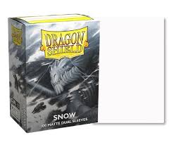 DRAGON SHIELD SLEEVES DUAL MATTE SNOW