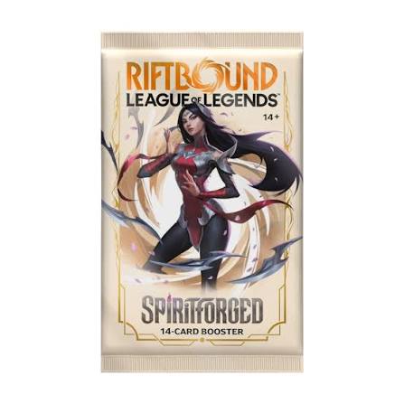 RIFTBOUND LEAGUE OF LEGENDS SPIRITFORGED BOOSTER PACK