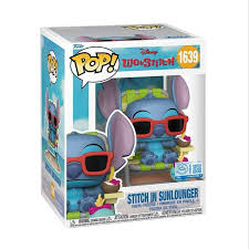 FUNKO POP STITCH IN SUNLOUNGER #1639 DISNEY