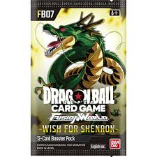 DRAGON BALL FUSIONWORLD WISH FOE SHENRON FB07 BOOSTER PACK