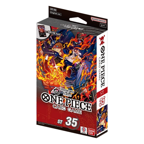 ONE PIECE STARTER DECK RED BLACK SABO ST-35