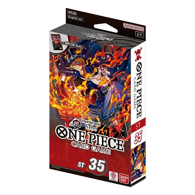 ONE PIECE STARTER DECK RED BLACK SABO ST-35