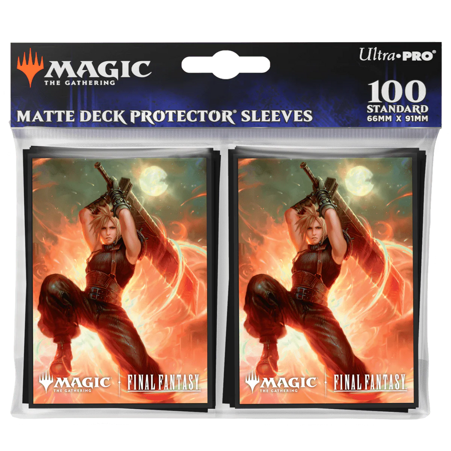 MTG FINAL FANTASY STANDARD SIZE SLEEVES CLOUD 100 CT