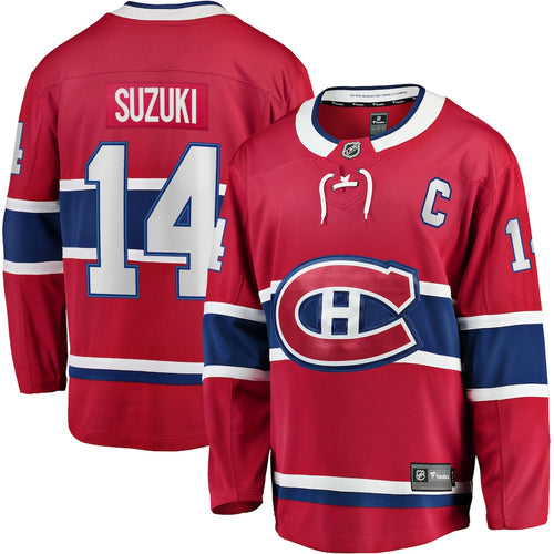 JERSEY NHL NICK SUZUKI FANATICS MEDIUM ADULTE ROUGE