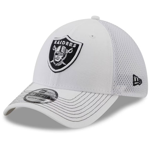 NEW ERA CAP NFL 39 THIRTY S/M  LAS VEGAS RAIDERS BLANCHE AVEC COUTURES NOIRES