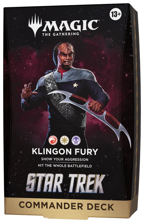 MTG - Universes Beyond: Star Trek: Commander deck: KLINGON FURY