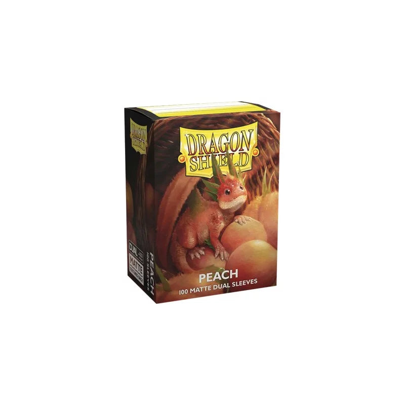 DRAGON SHIELD SLEEVES DUAL MATTE PEACH