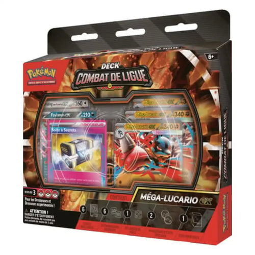 POKEMON FRENCH LEAGUE BATTLE DECK MEGA LUCARIO EX