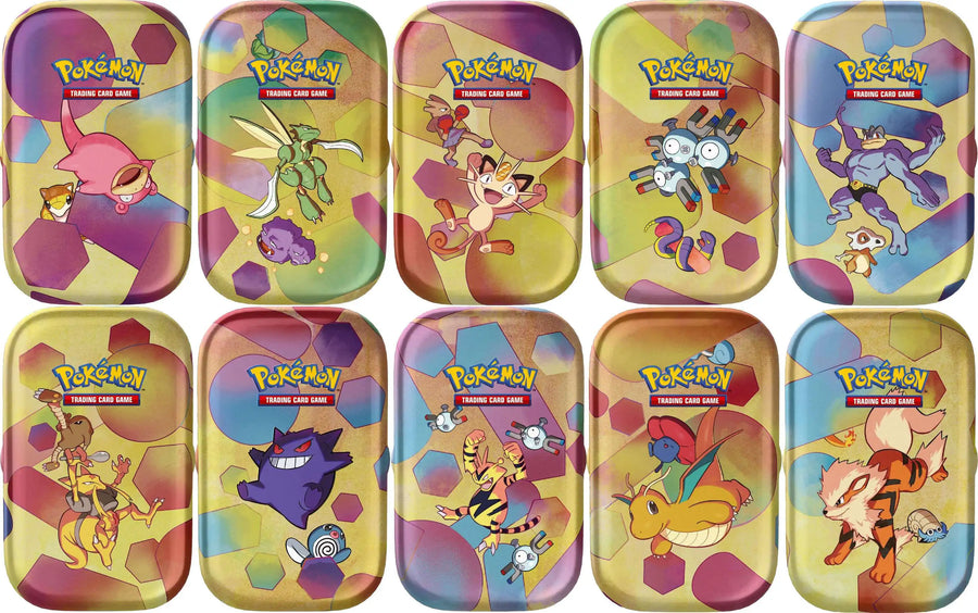 POKEMON 151 BOOSTER PACKS TINS