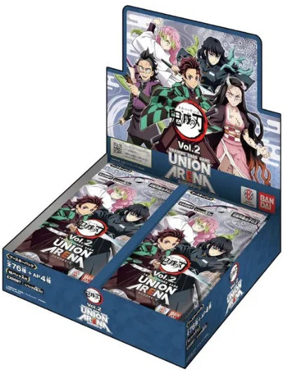 UNION ARENA DEMON SLAYER KIMETSU NO YAIBA VOL 2 BOOSTER BOX