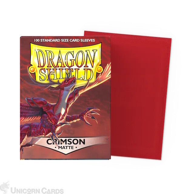 DRAGON SHIELD SLEEVES MATTE CRIMSON