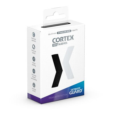 ULTIMATE GUARD SLEEVES CORTEX STANDARD GLOSSY BLACK