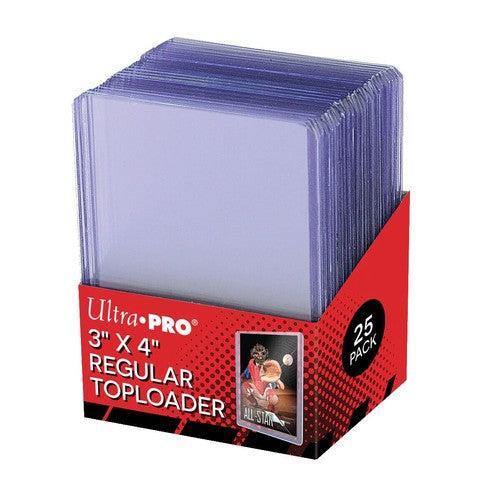 ULTRA PRO 3X4 REGULAR TOP LOADER FREE 25 PENNY SLEEVES