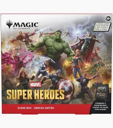 MTG MARVEL SUPER HEROES SCENE BOX HEROES UNITED
