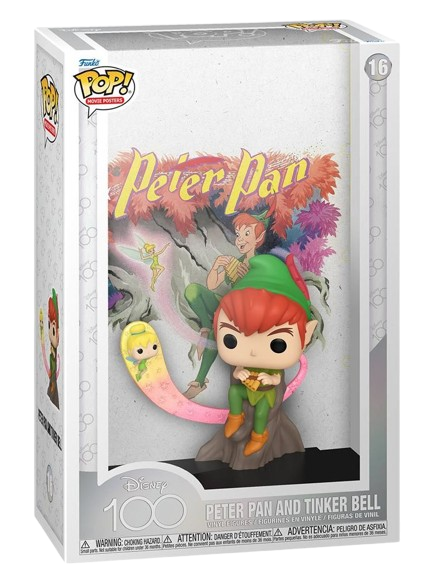 FUNKO POP PETER PAN AND TINKER BELL #16 MOVIE POSTERS DISNEY