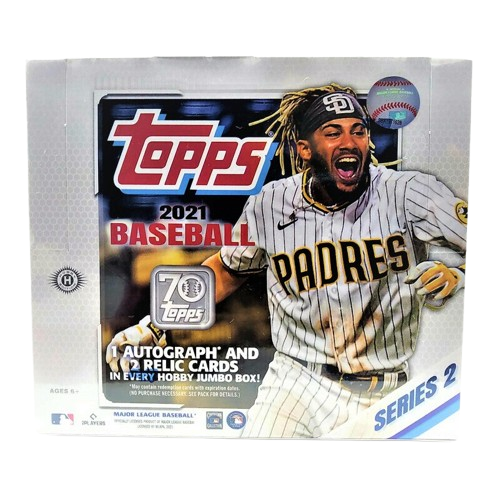 2021 TOPPS CHROME SERIES 2 BASEBALL JUMBO BOX