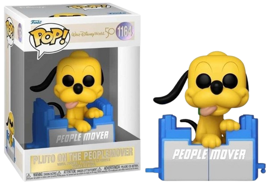 FUNKO POP PLUTO ON THE PEOPLEMOVER #1164 DISNEY