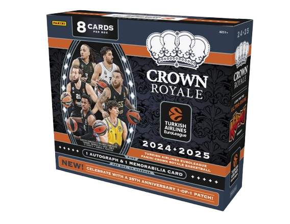 2024-25 PANINI CROWN ROYALE TURKISH AIRLINES BASKETBALL HOBBY BOX