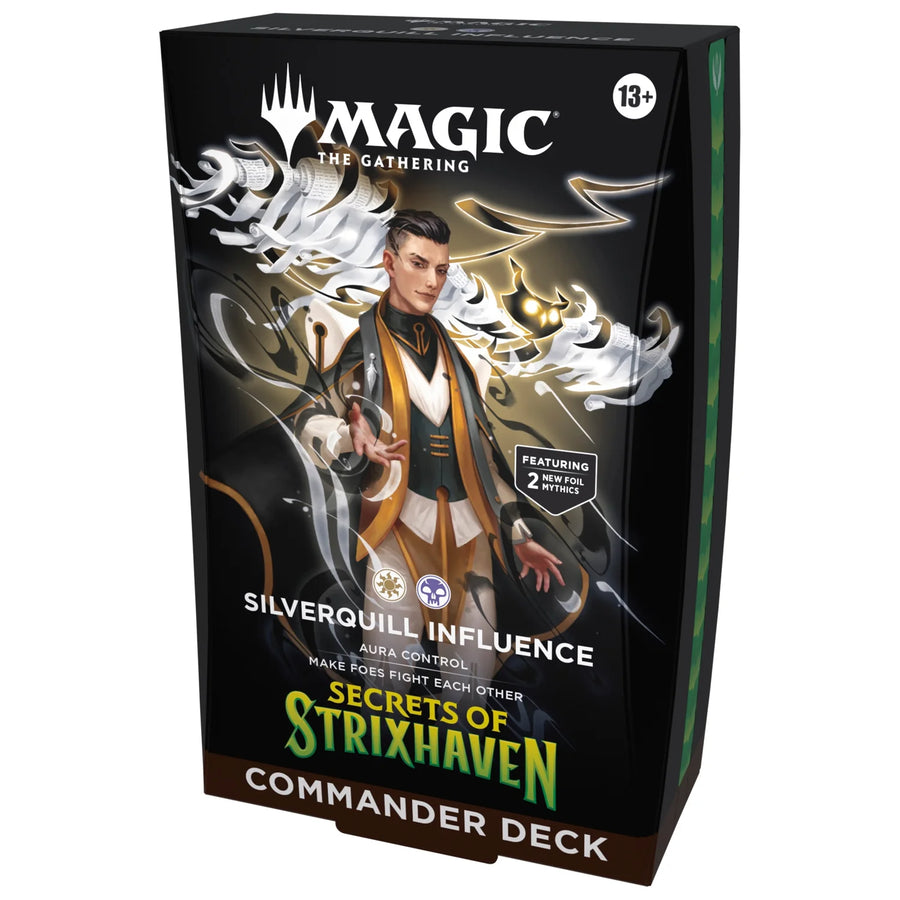 MTG SECRETS OF STRIXHAVEN COMMANDER DECK SILVERQUIL INFLUENCE