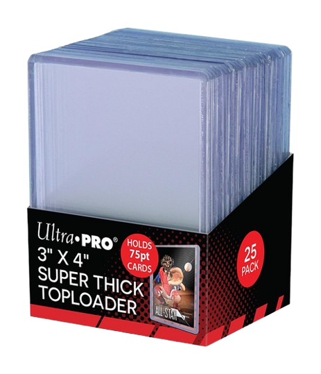 ULTRA PRO 3X4 SUPER THICK TOP LOADER 75PT