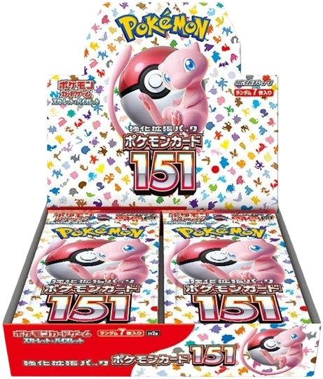 POKEMON SCARLET & VIOLET 151 BOOSTER BOX JAPONAIS