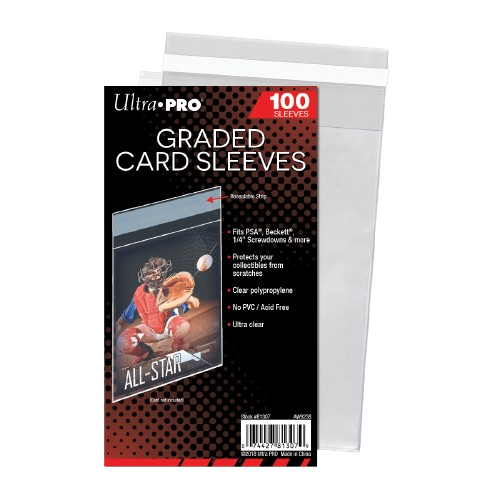 ULTRA PRO GRADED CARD SLEEVES 100 SLEEVES