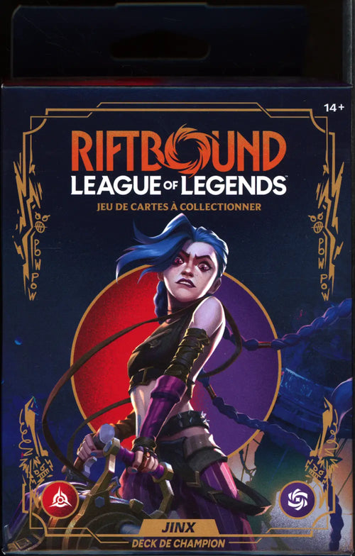 RIFTBOUND DECK DE CHAMPION JINX (FR)
