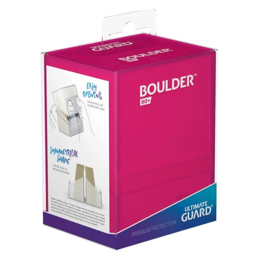 ULTIMATE GUARD DECK CASE BOULDER RHODONITE PINK 80+