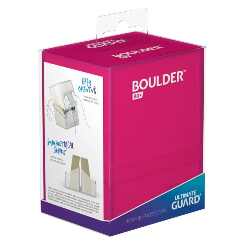 ULTIMATE GUARD DECK CASE BOULDER RHODONITE PINK 80+