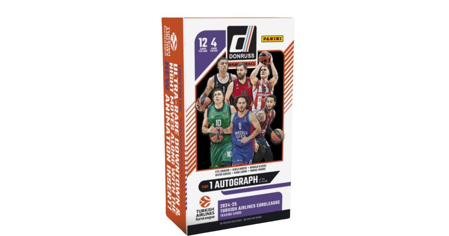 2024-25 PANINI DONRUSS TURKISH EUROLEAGUE BASKETBALL HOBBY BOX